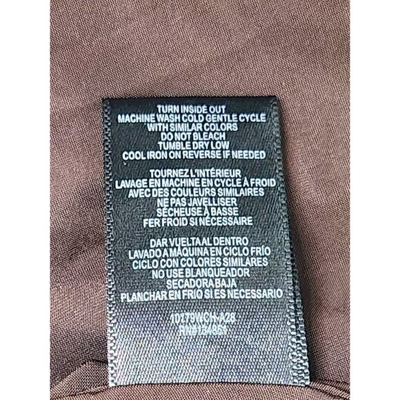 WAYF Women Joan Scrunch Neck Thong Bodysuit Brown Size Medium - Picture 9 of 9